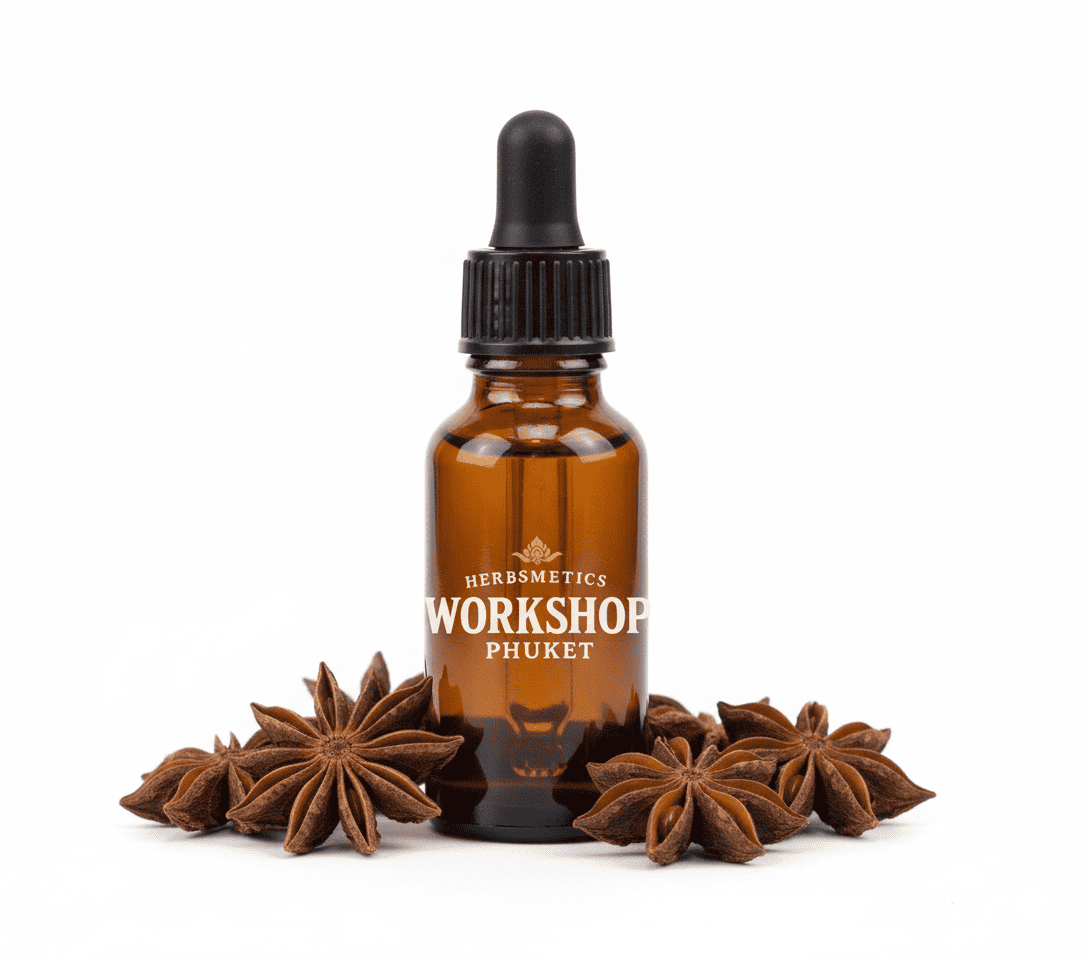 Anise Star essential oil — herbal, green, fresh — Herbsmetics Phuket