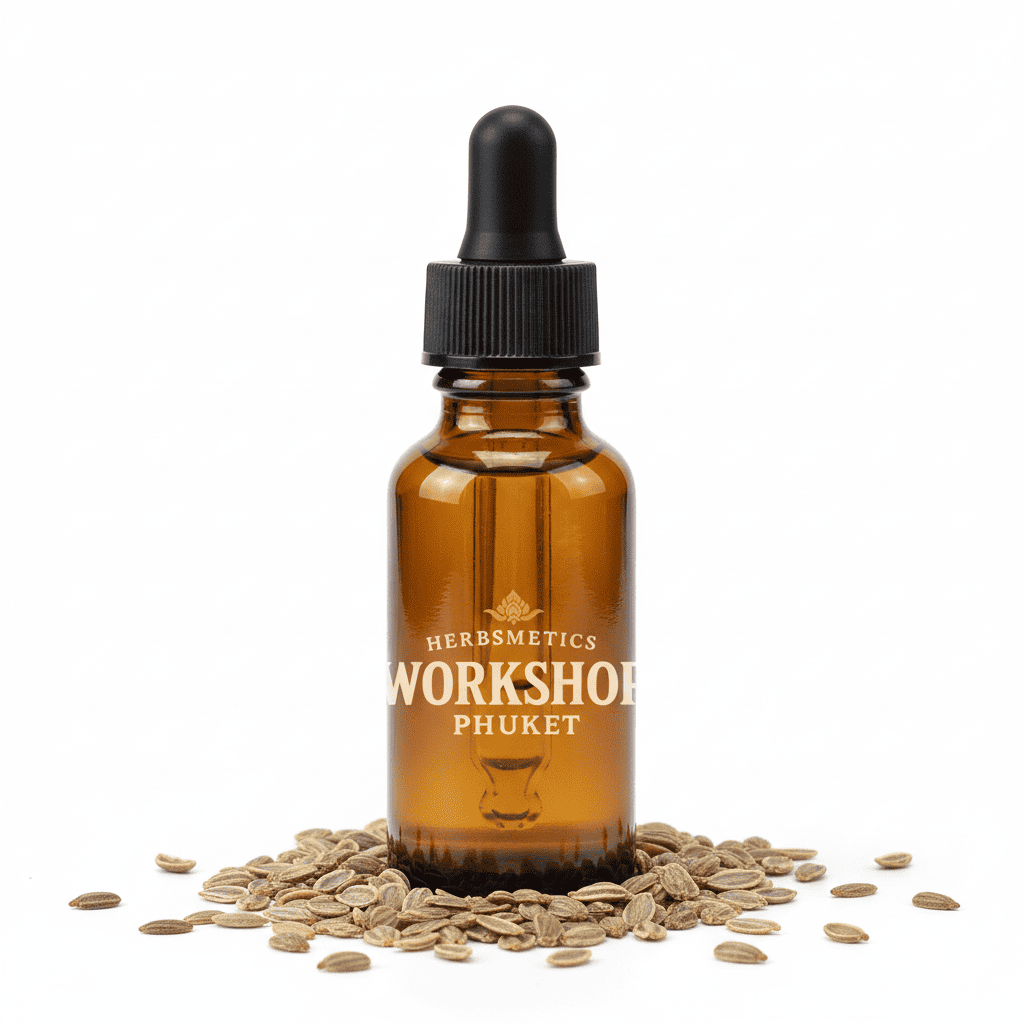 Celery Seed essential oil — herbal, green, fresh — Herbsmetics Phuket