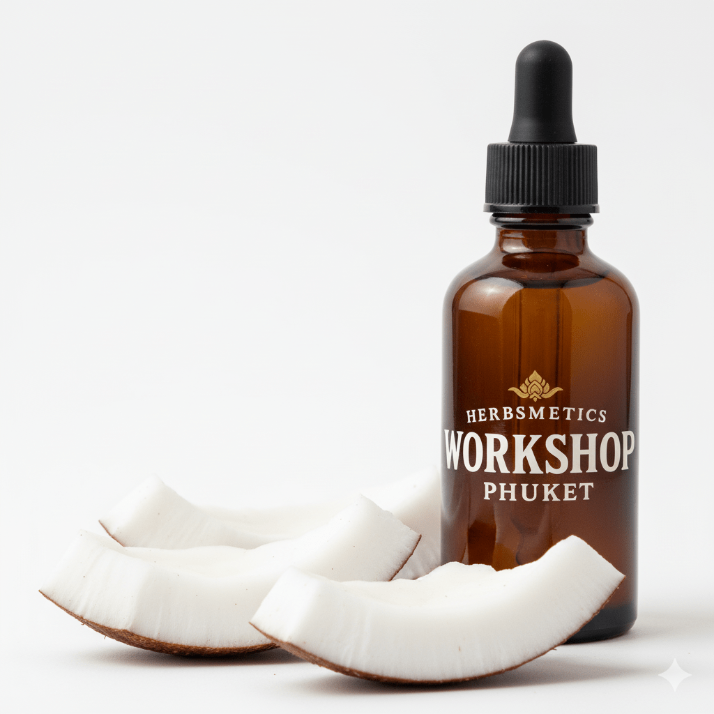 Coconut essential oil — herbal, green, fresh — Herbsmetics Phuket