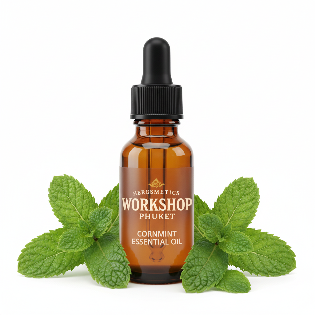 Cornmint essential oil — herbal, green, fresh — Herbsmetics Phuket