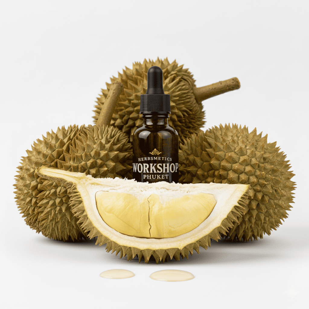 Durian Essential Oils essential oil — herbal, green, fresh — Herbsmetics Phuket