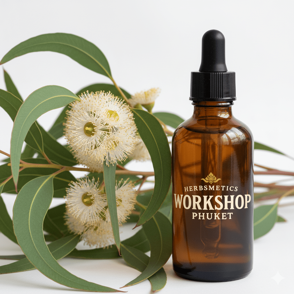 Eucalyptus Blue Mallee essential oil — herbal, green, fresh — Herbsmetics Phuket