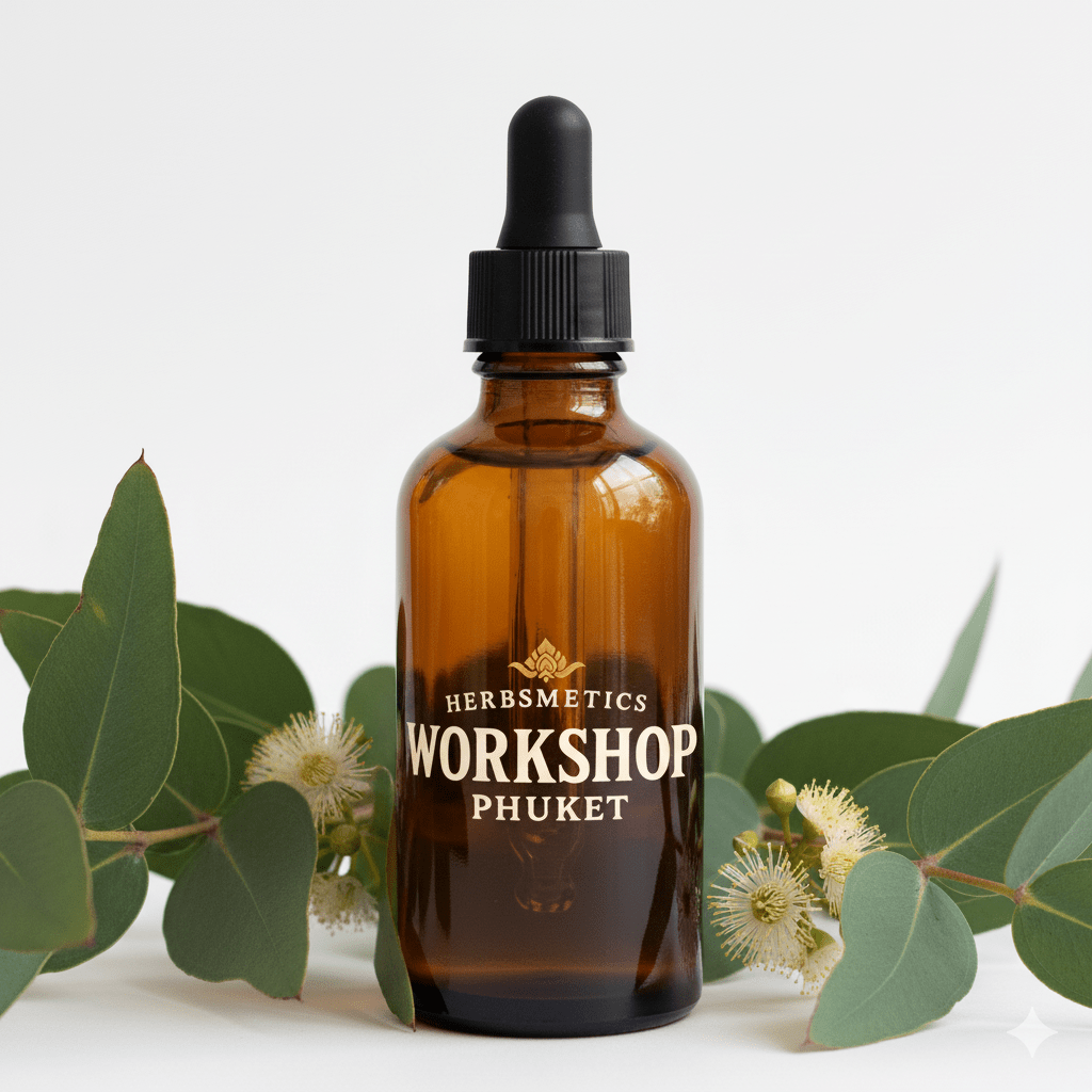 Eucalyptus Dives essential oil — herbal, green, fresh — Herbsmetics Phuket