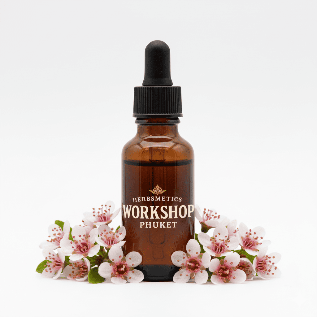 Kanuka essential oil — herbal, green, fresh — Herbsmetics Phuket