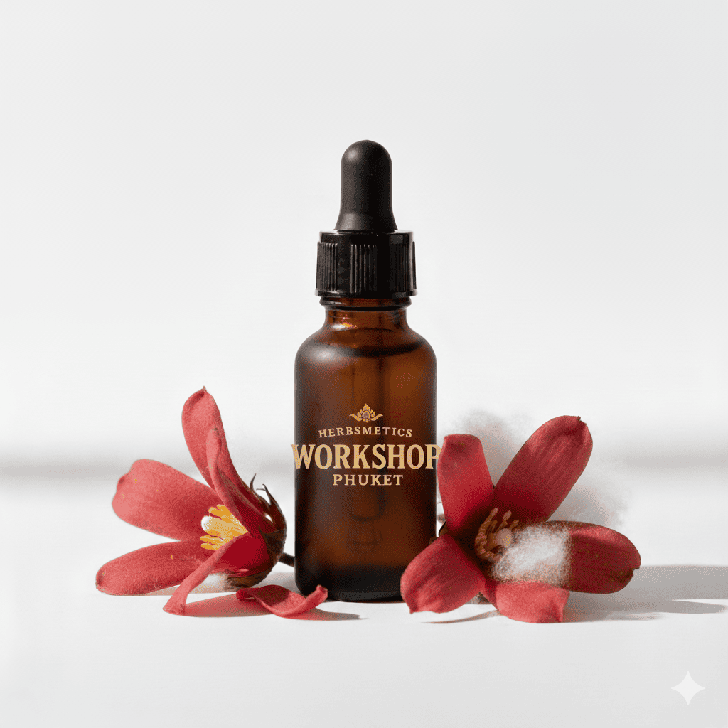 Kapok Extract essential oil — herbal, green, fresh — Herbsmetics Phuket