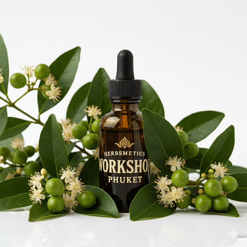 Litsea Cubeba essential oil — citrusy, bright, fresh — Herbsmetics Phuket