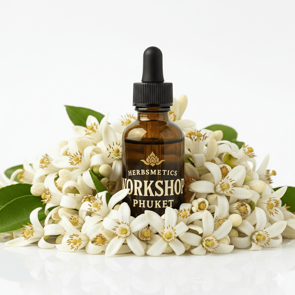 Neroli Tunisia Absolute essential oil — citrusy, bright, fresh — Herbsmetics Phuket