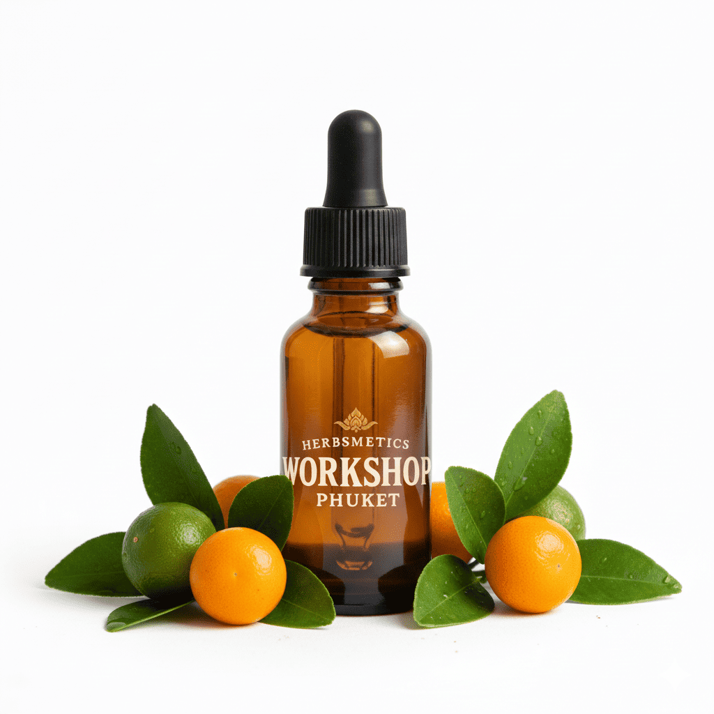 Petitgrain essential oil — citrusy, bright, fresh — Herbsmetics Phuket