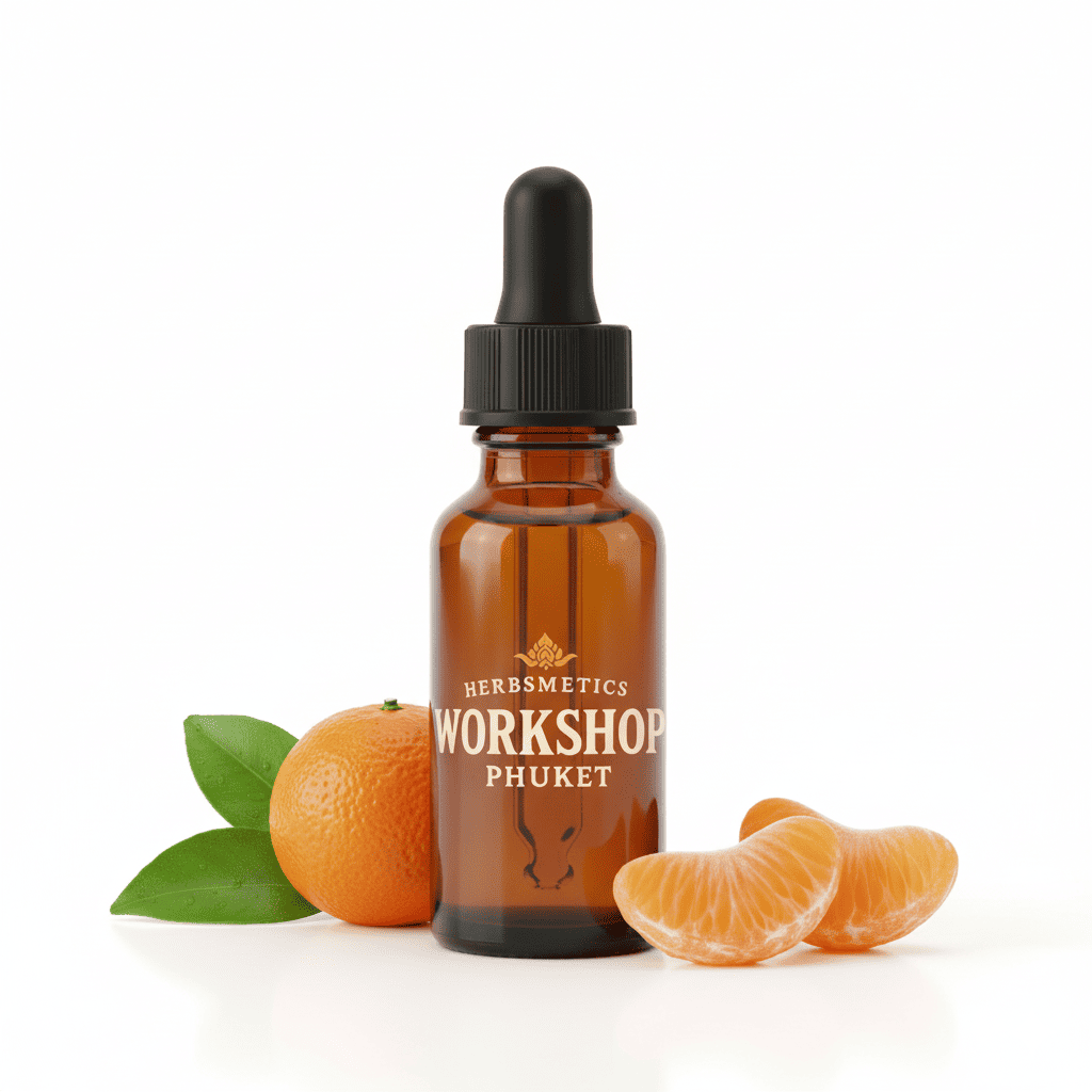 Petitgrain Mandarin essential oil — citrusy, bright, fresh — Herbsmetics Phuket