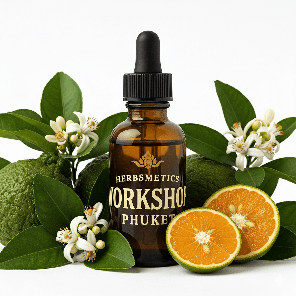 Petitgrain Sur Fleurs essential oil — citrusy, bright, fresh — Herbsmetics Phuket