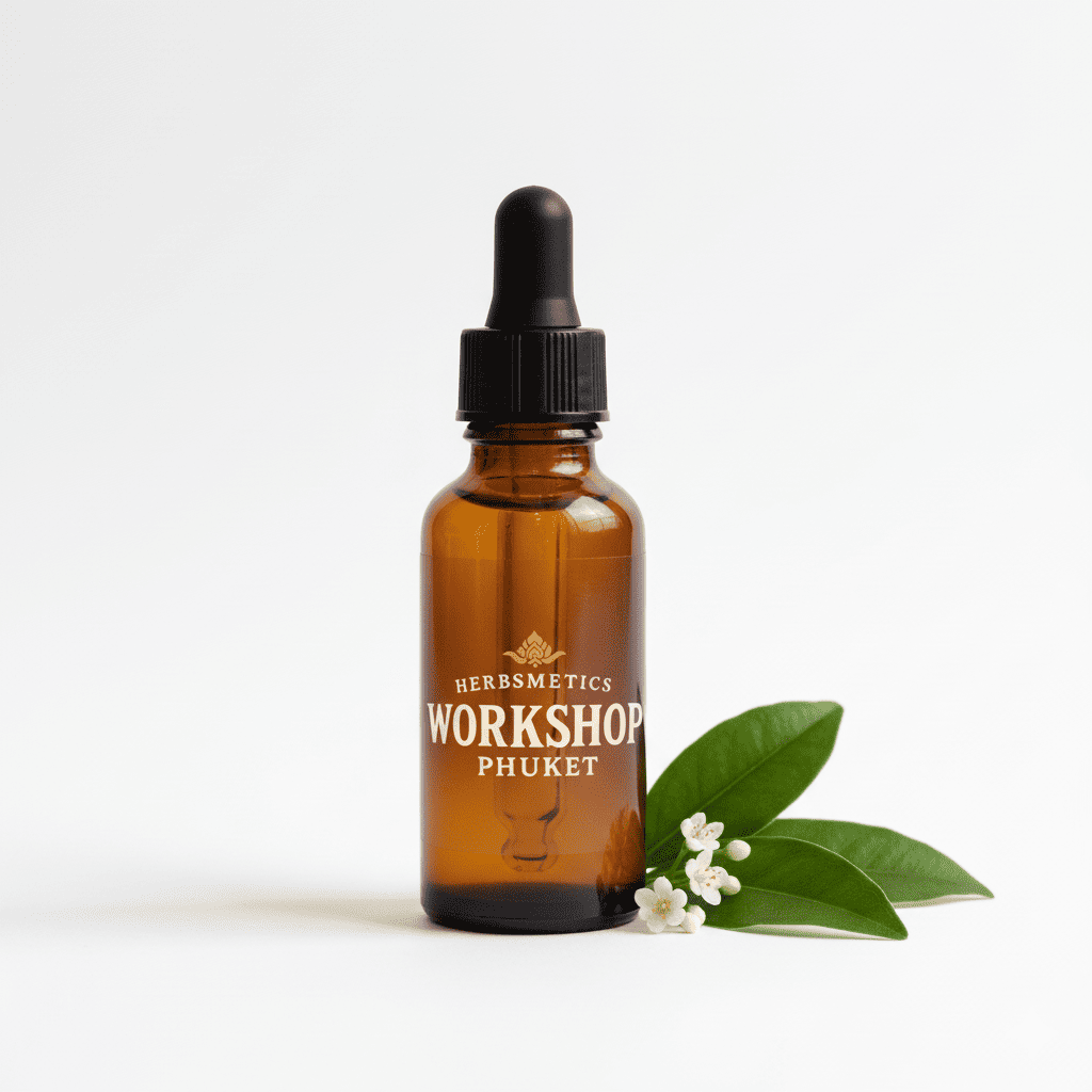 Ravensara Aromatica essential oil — herbal, green, fresh — Herbsmetics Phuket