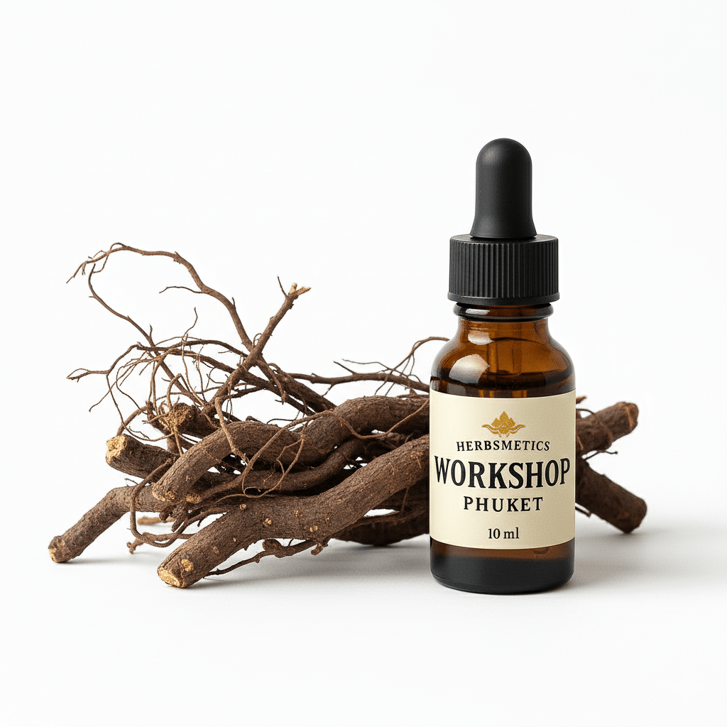 Spikenard essential oil — woody, earthy, warm — Herbsmetics Phuket