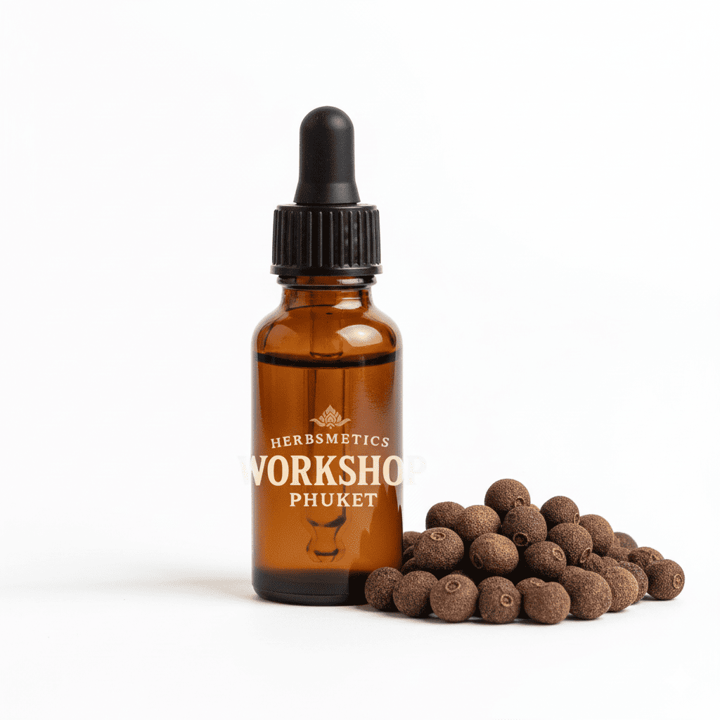 Allspice essential oil — spicy, warm, exotic — Herbsmetics Phuket