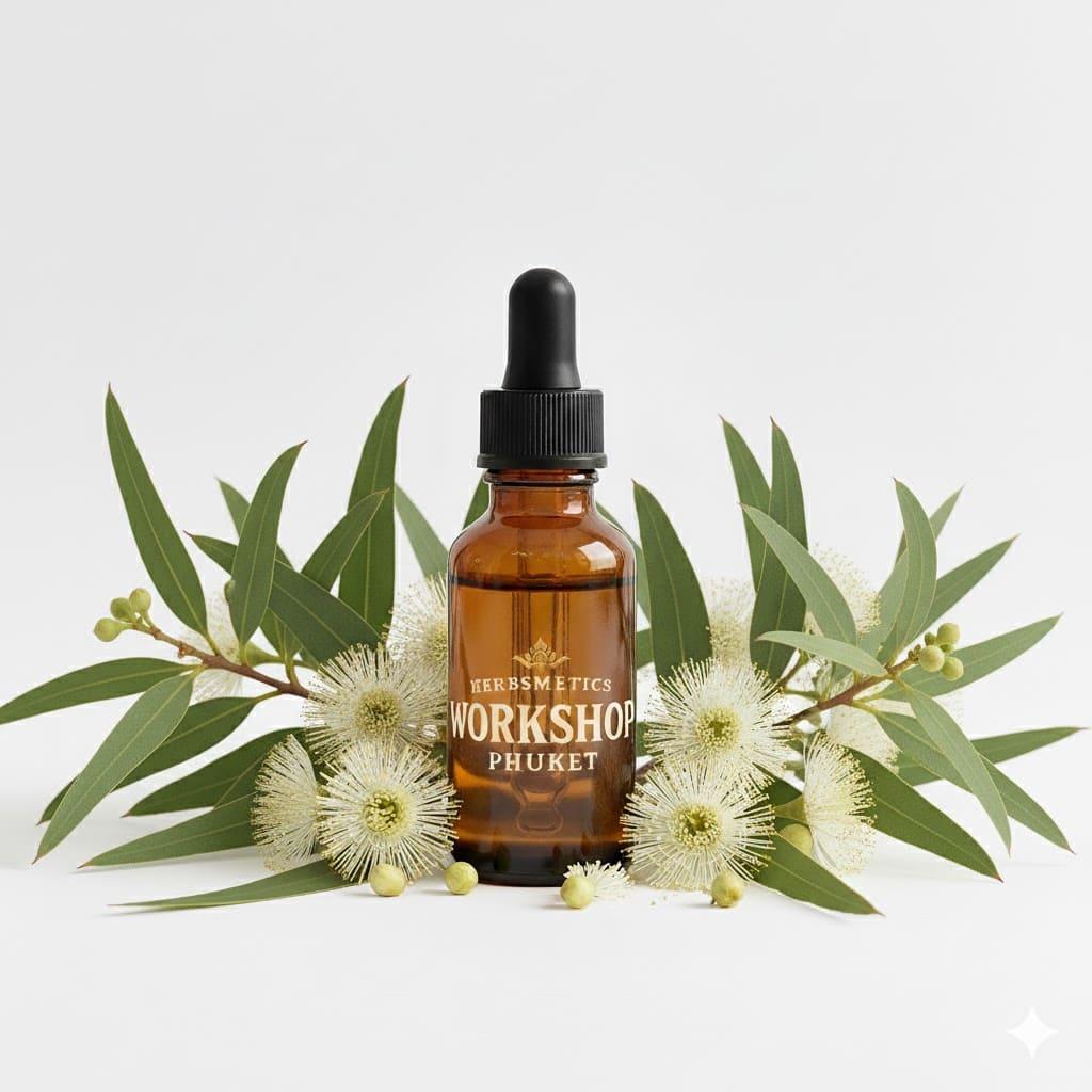 Cajeput essential oil — spicy, warm, exotic — Herbsmetics Phuket