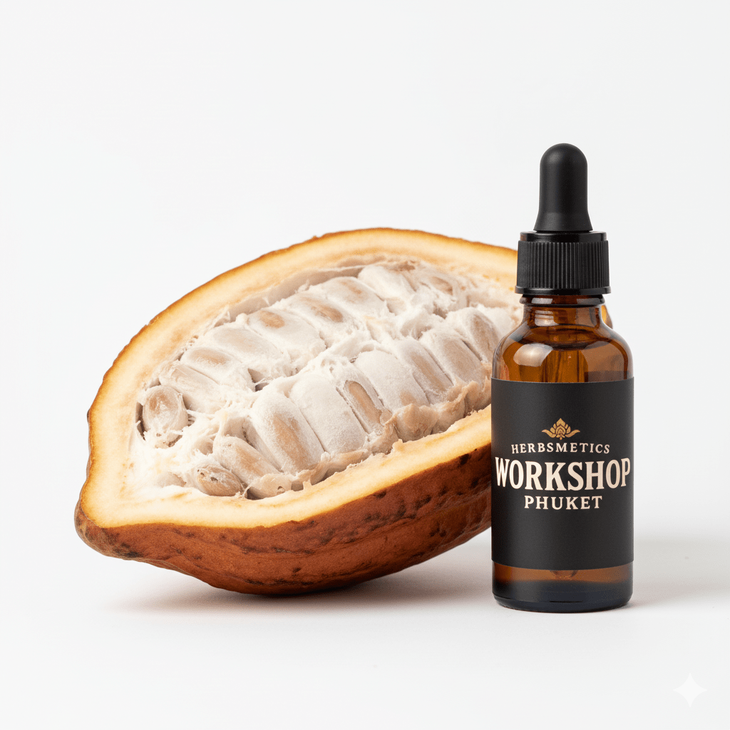 Cocoa Absolute essential oil — spicy, warm, exotic — Herbsmetics Phuket