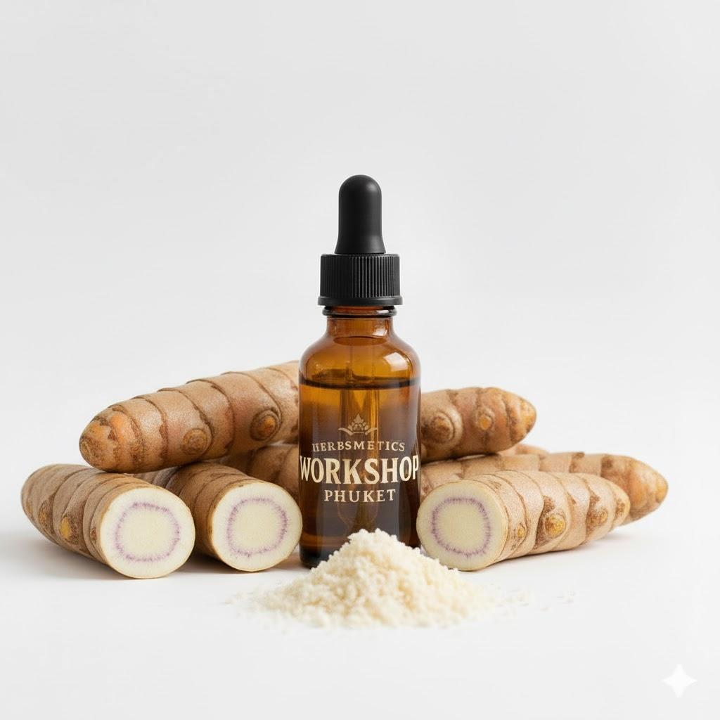 Curcuma zedoaria essential oil — spicy, warm, exotic — Herbsmetics Phuket