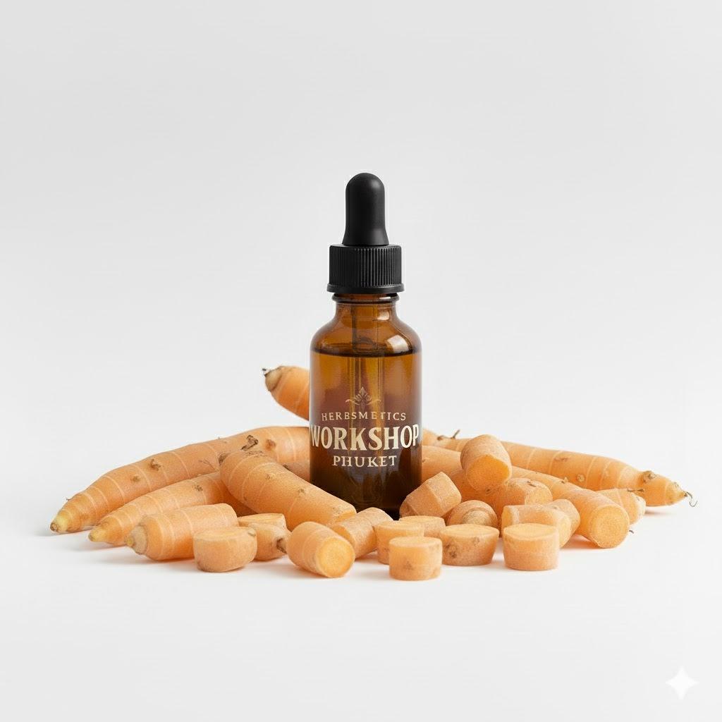 Fingerroot essential oil — spicy, warm, exotic — Herbsmetics Phuket