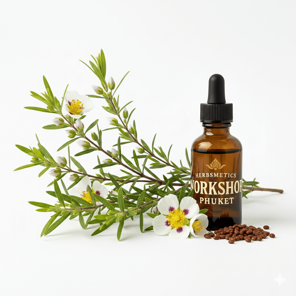 Labdanum Absolute essential oil — balsamic, resinous, deep — Herbsmetics Phuket