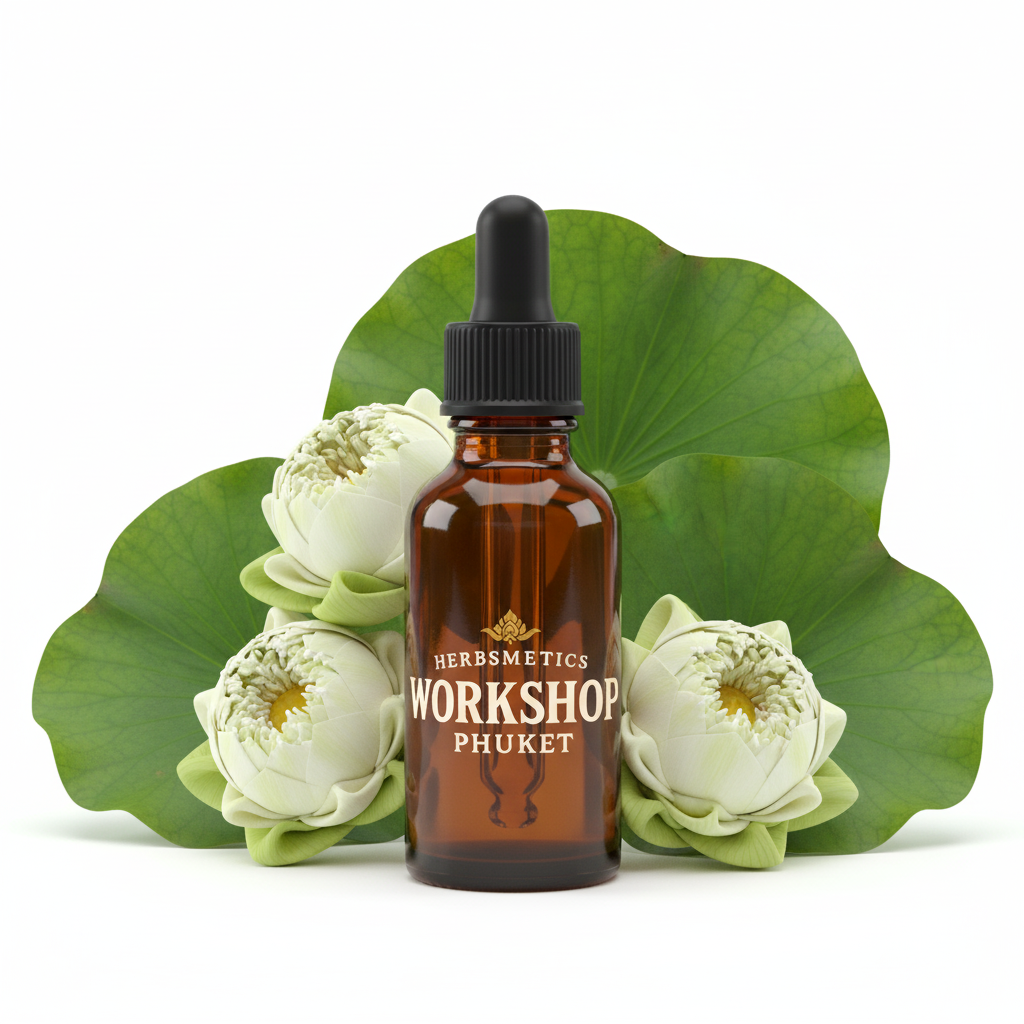 Lotus Absolute essential oil — floral, sweet, romantic — Herbsmetics Phuket