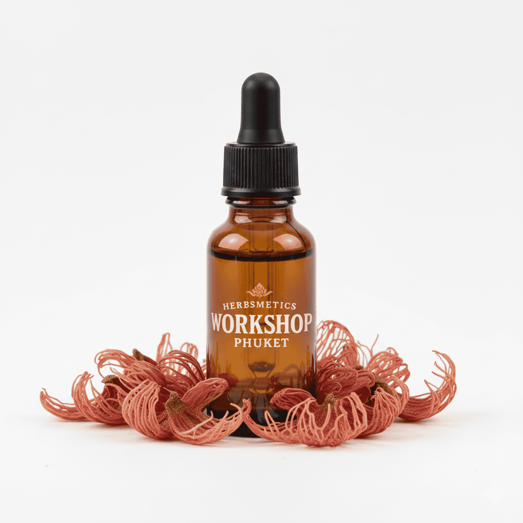 Mace essential oil — spicy, warm, exotic — Herbsmetics Phuket