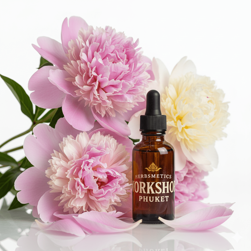 Peony Accord essential oil — floral, sweet, romantic — Herbsmetics Phuket