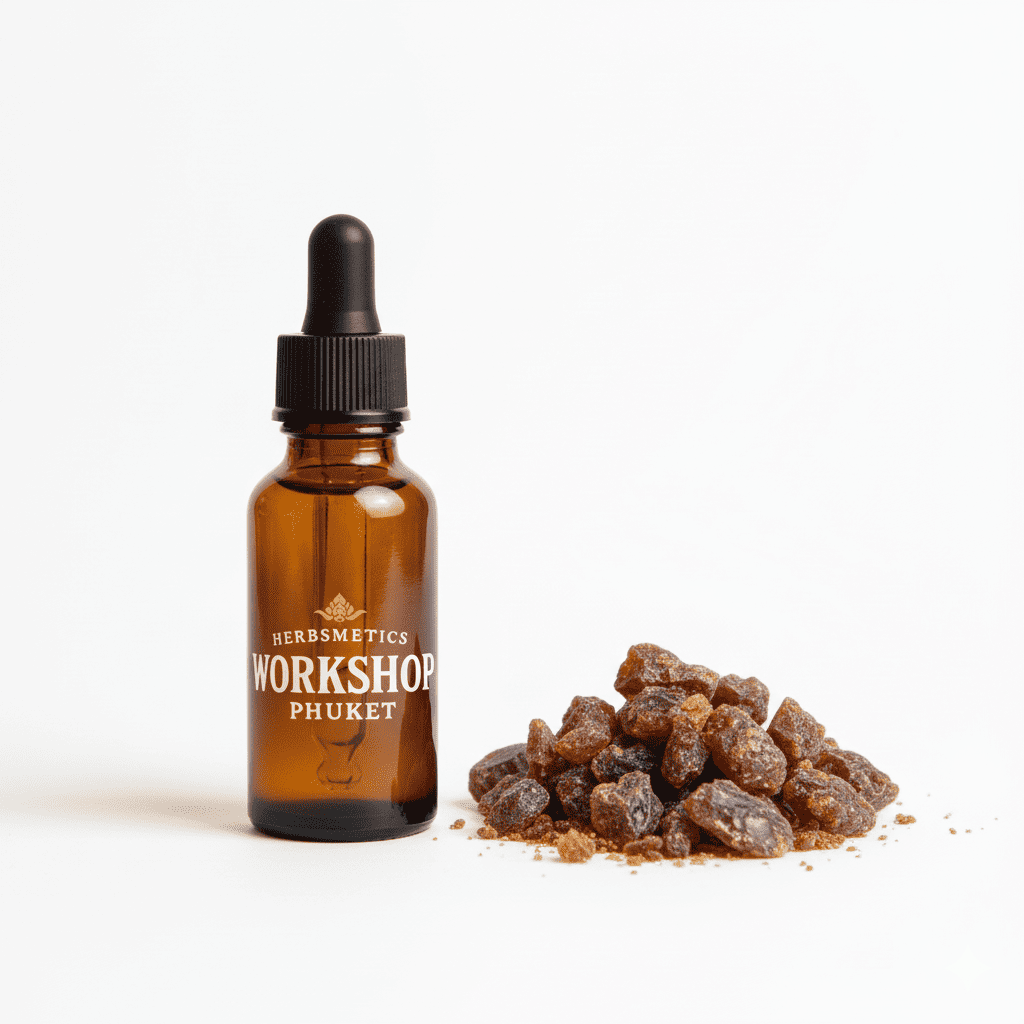 Tolu Balsam Resinoid essential oil — balsamic, resinous, deep — Herbsmetics Phuket
