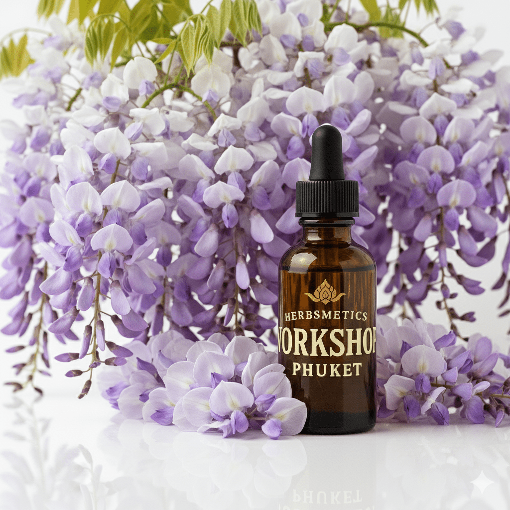 Wisteria Absolute essential oil — floral, sweet, romantic — Herbsmetics Phuket